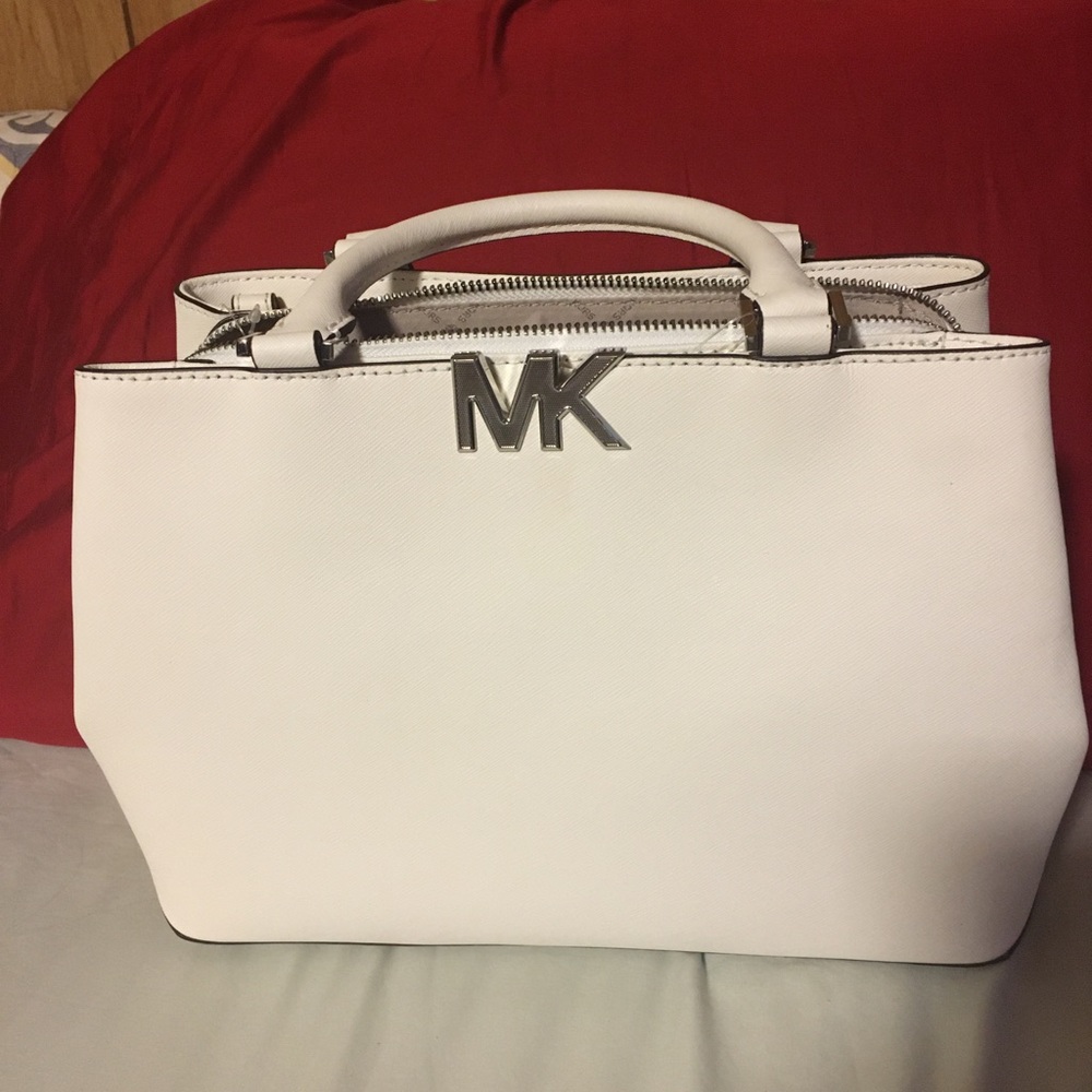 Michael kors white Florence satchel